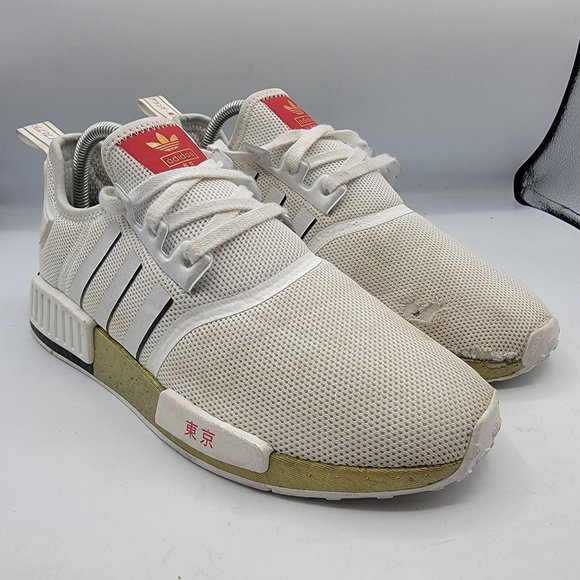 Adidas Originals NMD R1 Tokyo Sneaker FY1159 White Red Athletic Shoes Mens 8 main image 7